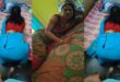 Mom Using Her Phone Bending Over Her Bed Son Behind HD Video
