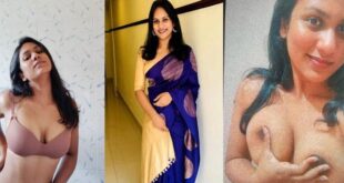 Desi Mom Saree Braless Naked Boobs Rubbing Viral MMS
