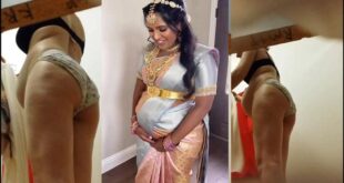 Telugu Pregnant Dusky Wife Peeing Bathroom Cam Leak